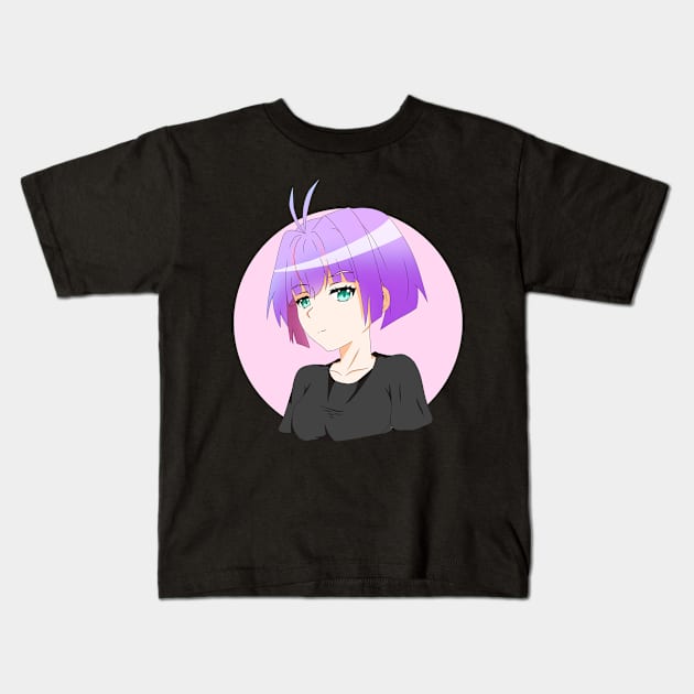 Anime Art T-shirt Kids T-Shirt by KENZ1N